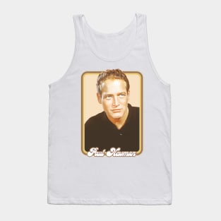 Paul Newman // Retro Aesthetic Fan Art Design Tank Top